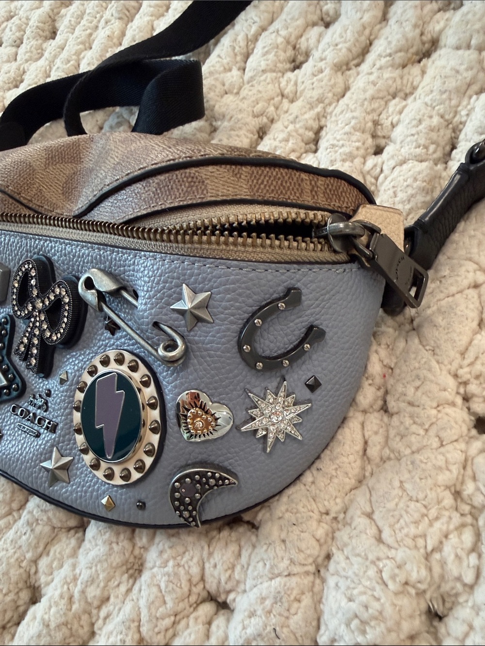 Coach Souvenir Pins Leather Belt Bag - Picture 8 of 11